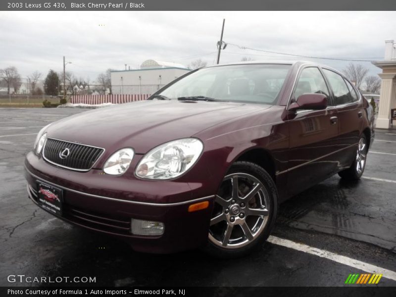 Black Cherry Pearl / Black 2003 Lexus GS 430
