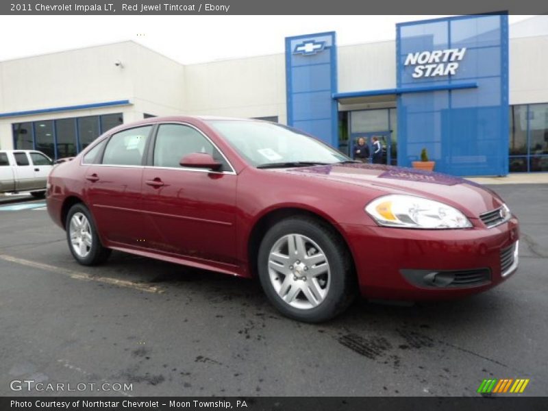 Red Jewel Tintcoat / Ebony 2011 Chevrolet Impala LT