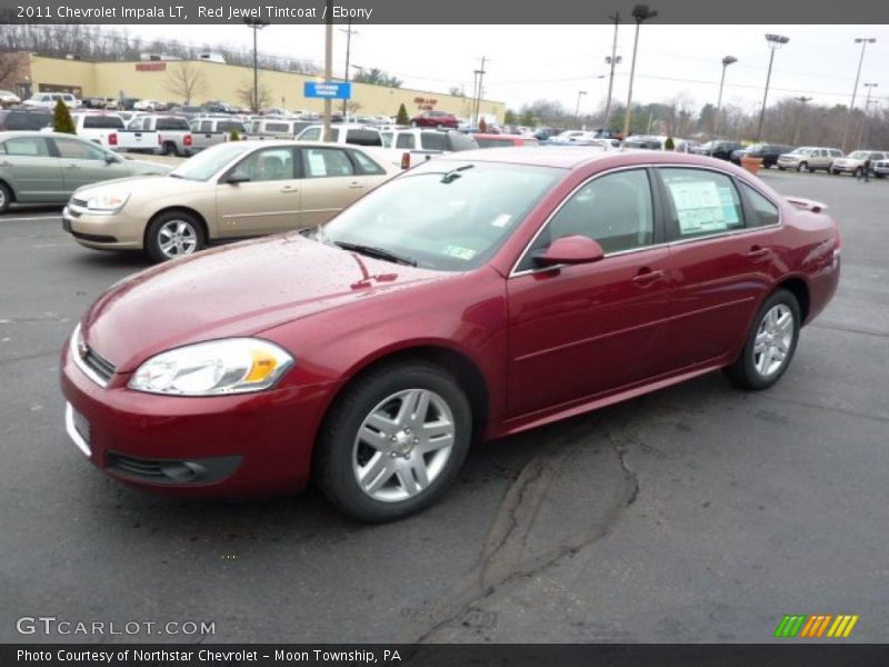 Red Jewel Tintcoat / Ebony 2011 Chevrolet Impala LT