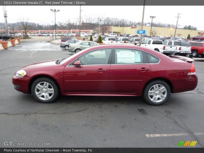 Red Jewel Tintcoat / Ebony 2011 Chevrolet Impala LT