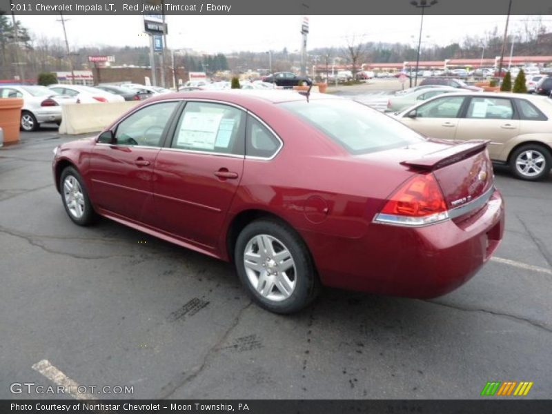 Red Jewel Tintcoat / Ebony 2011 Chevrolet Impala LT