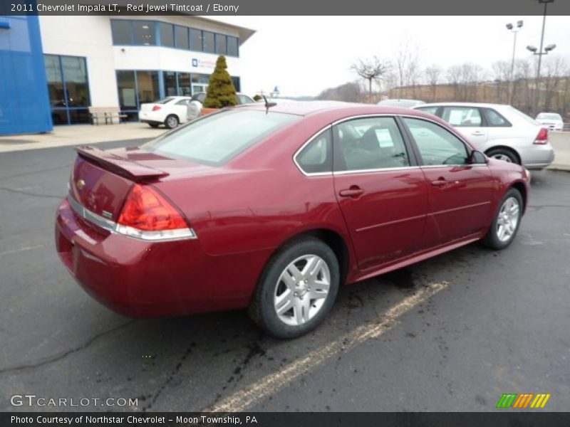 Red Jewel Tintcoat / Ebony 2011 Chevrolet Impala LT