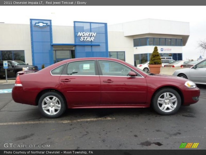 Red Jewel Tintcoat / Ebony 2011 Chevrolet Impala LT