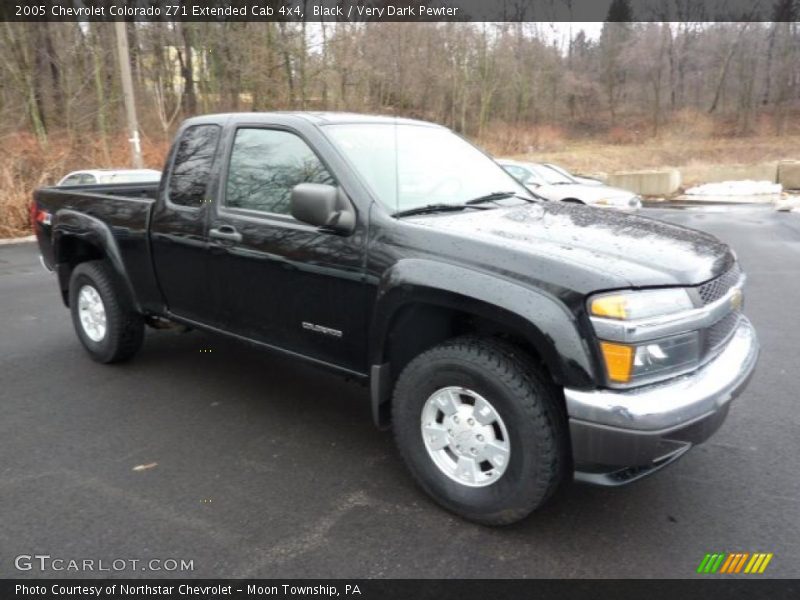 Black / Very Dark Pewter 2005 Chevrolet Colorado Z71 Extended Cab 4x4