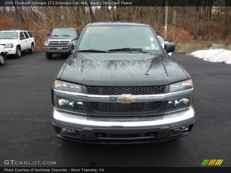 Black / Very Dark Pewter 2005 Chevrolet Colorado Z71 Extended Cab 4x4