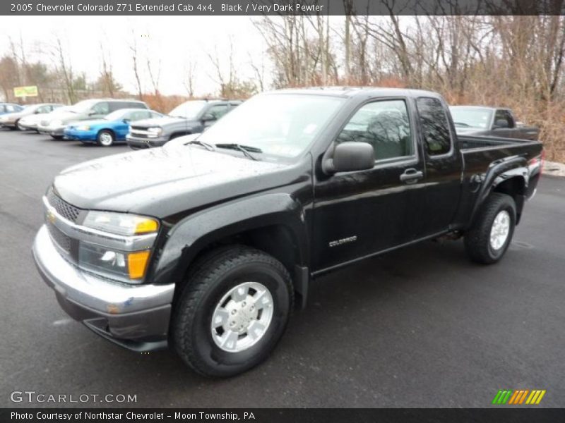 Black / Very Dark Pewter 2005 Chevrolet Colorado Z71 Extended Cab 4x4