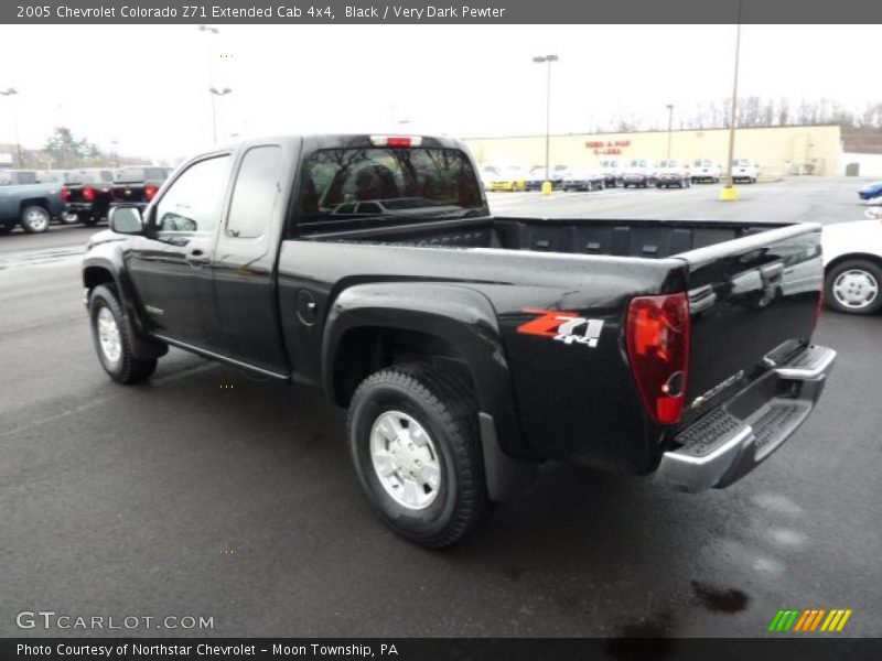 Black / Very Dark Pewter 2005 Chevrolet Colorado Z71 Extended Cab 4x4