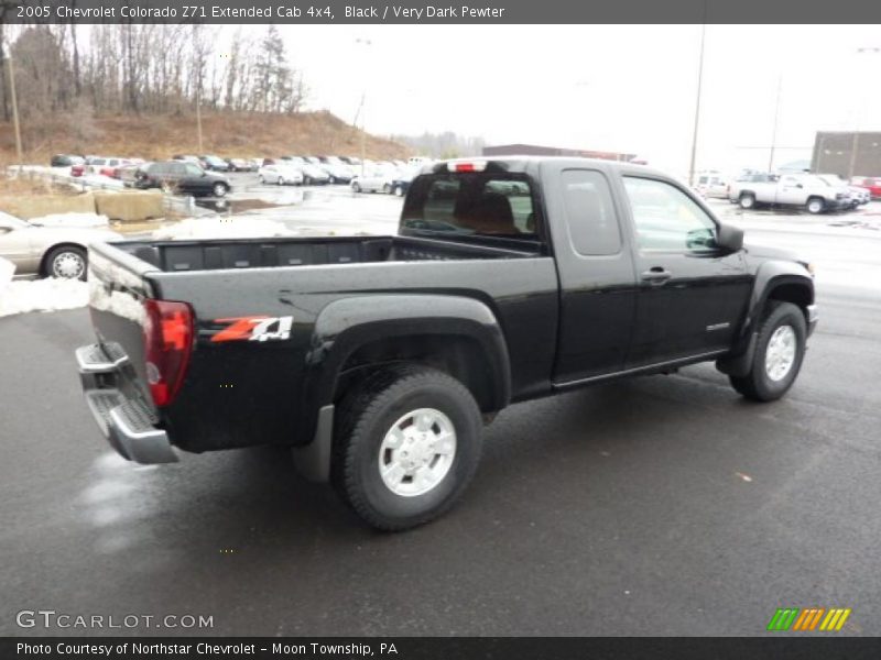 Black / Very Dark Pewter 2005 Chevrolet Colorado Z71 Extended Cab 4x4