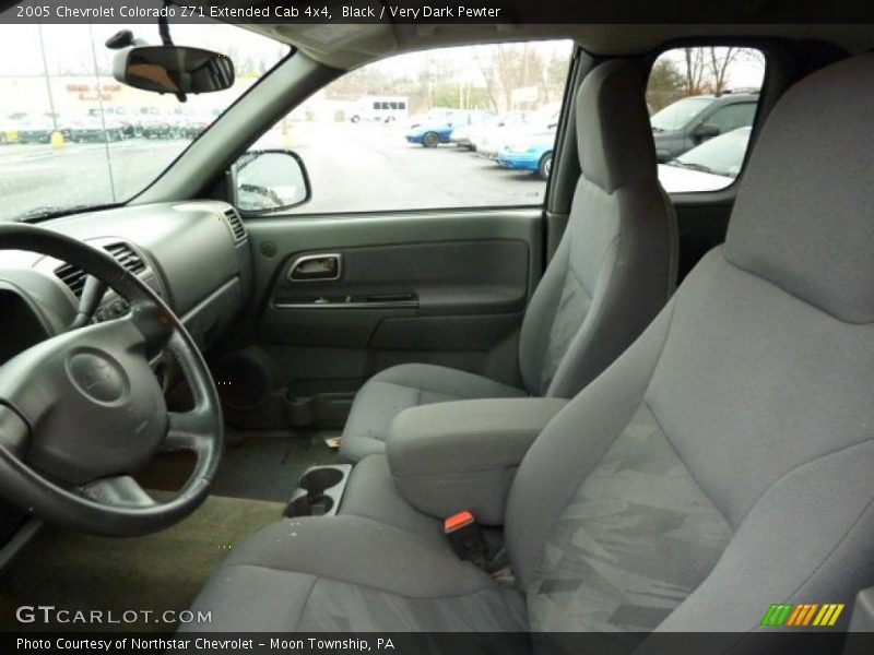 Black / Very Dark Pewter 2005 Chevrolet Colorado Z71 Extended Cab 4x4