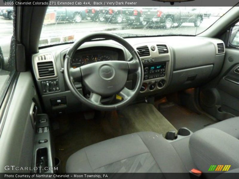 Black / Very Dark Pewter 2005 Chevrolet Colorado Z71 Extended Cab 4x4