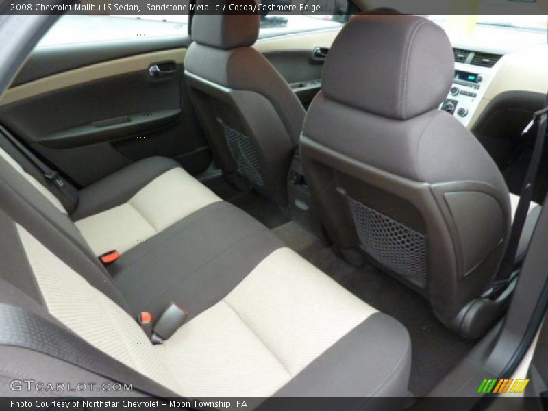 Sandstone Metallic / Cocoa/Cashmere Beige 2008 Chevrolet Malibu LS Sedan