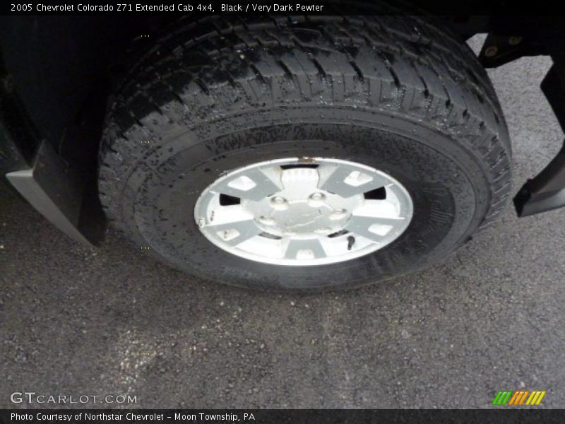 Black / Very Dark Pewter 2005 Chevrolet Colorado Z71 Extended Cab 4x4