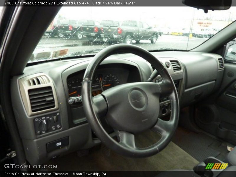 Black / Very Dark Pewter 2005 Chevrolet Colorado Z71 Extended Cab 4x4
