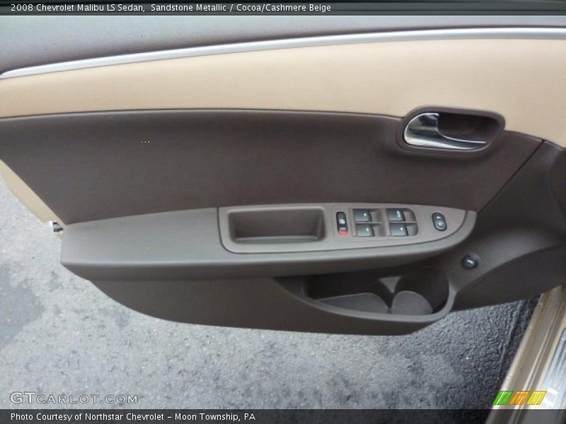 Sandstone Metallic / Cocoa/Cashmere Beige 2008 Chevrolet Malibu LS Sedan