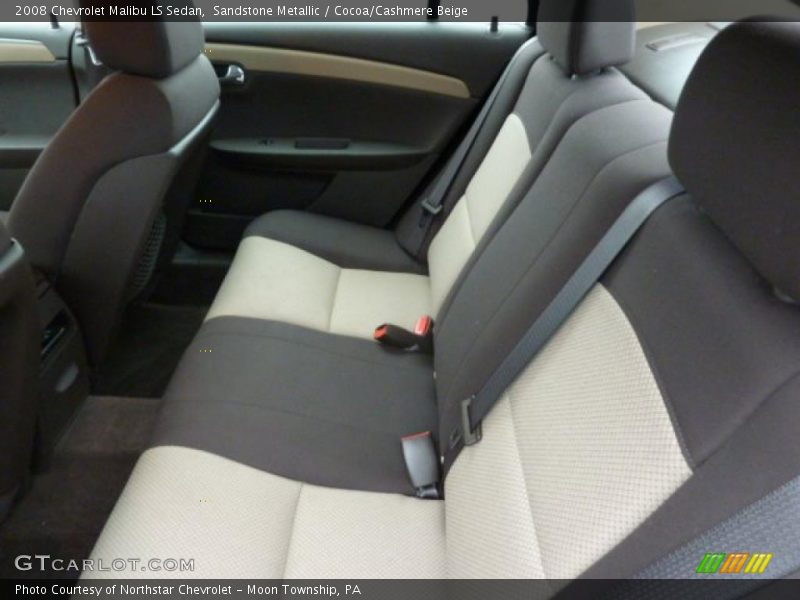 Sandstone Metallic / Cocoa/Cashmere Beige 2008 Chevrolet Malibu LS Sedan