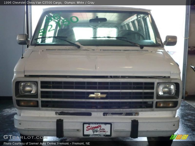 Olympic White / Gray 1996 Chevrolet Chevy Van G3500 Cargo