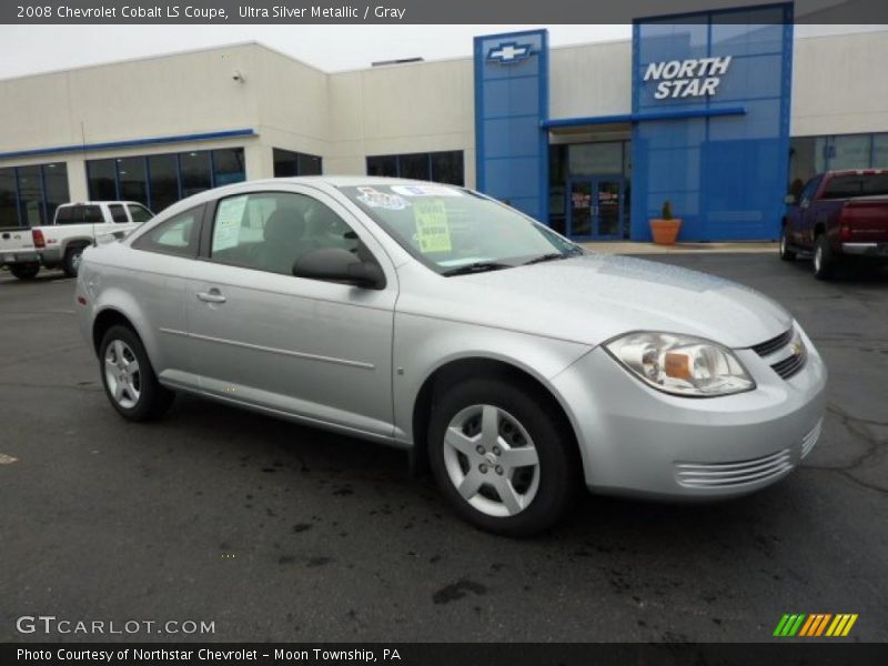 Ultra Silver Metallic / Gray 2008 Chevrolet Cobalt LS Coupe
