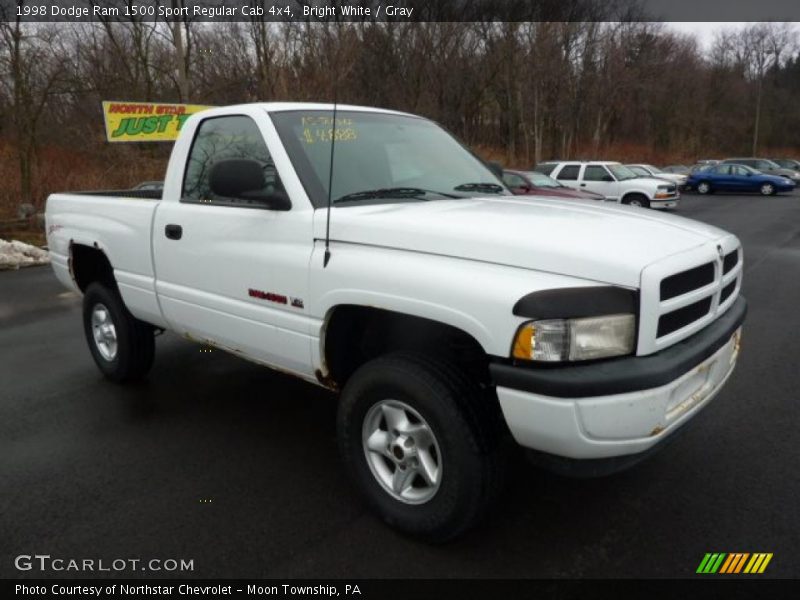 Front 3/4 View of 1998 Ram 1500 Sport Regular Cab 4x4
