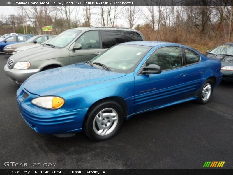  2000 Grand Am SE Coupe Medium Gulf Blue Metallic