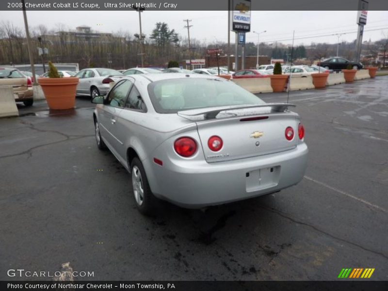 Ultra Silver Metallic / Gray 2008 Chevrolet Cobalt LS Coupe