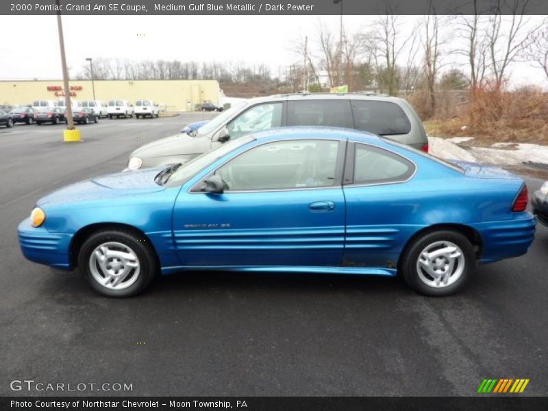  2000 Grand Am SE Coupe Medium Gulf Blue Metallic