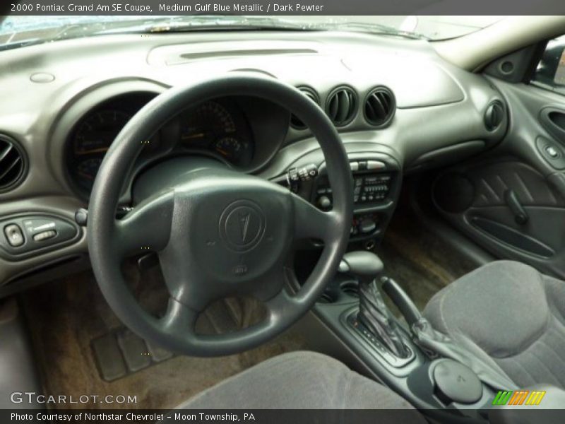 Dark Pewter Interior - 2000 Grand Am SE Coupe 