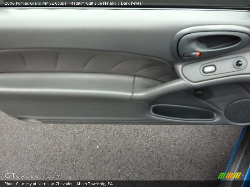 Medium Gulf Blue Metallic / Dark Pewter 2000 Pontiac Grand Am SE Coupe