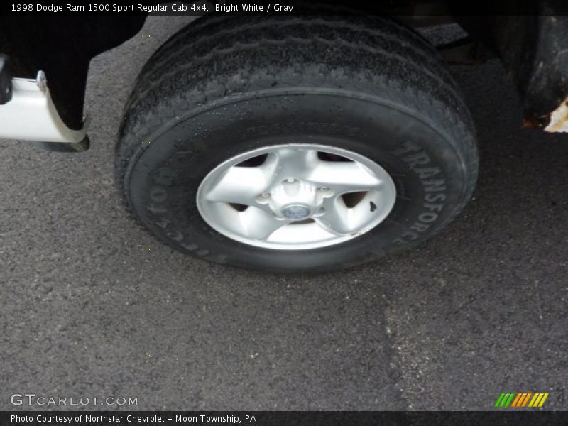 Bright White / Gray 1998 Dodge Ram 1500 Sport Regular Cab 4x4