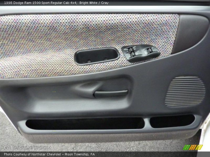 Bright White / Gray 1998 Dodge Ram 1500 Sport Regular Cab 4x4