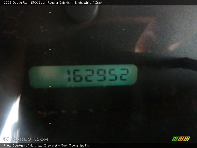 Bright White / Gray 1998 Dodge Ram 1500 Sport Regular Cab 4x4