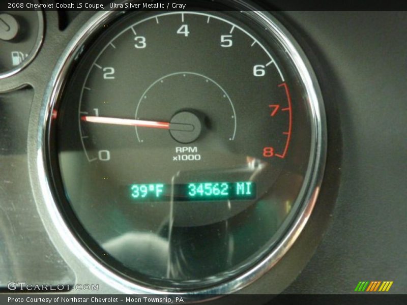 Ultra Silver Metallic / Gray 2008 Chevrolet Cobalt LS Coupe