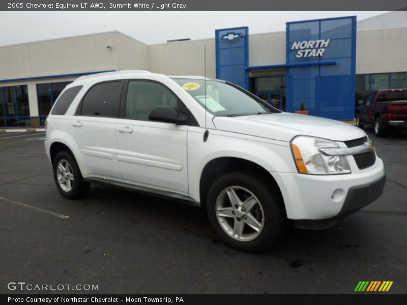 Summit White / Light Gray 2005 Chevrolet Equinox LT AWD