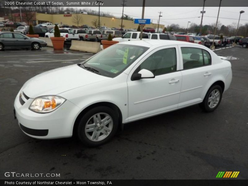 Summit White / Gray 2006 Chevrolet Cobalt LT Sedan