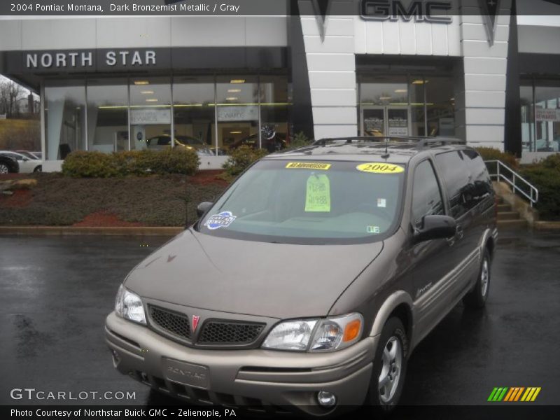 Dark Bronzemist Metallic / Gray 2004 Pontiac Montana