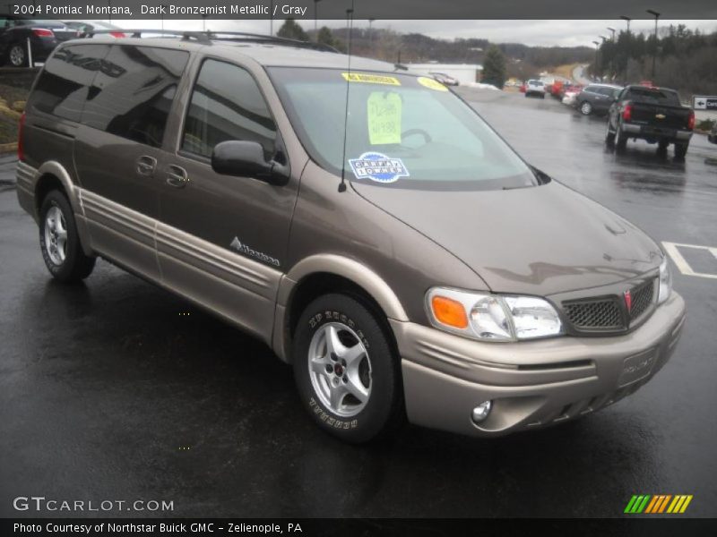 Dark Bronzemist Metallic / Gray 2004 Pontiac Montana