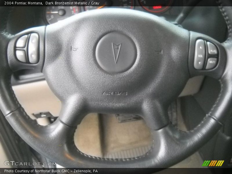 Dark Bronzemist Metallic / Gray 2004 Pontiac Montana