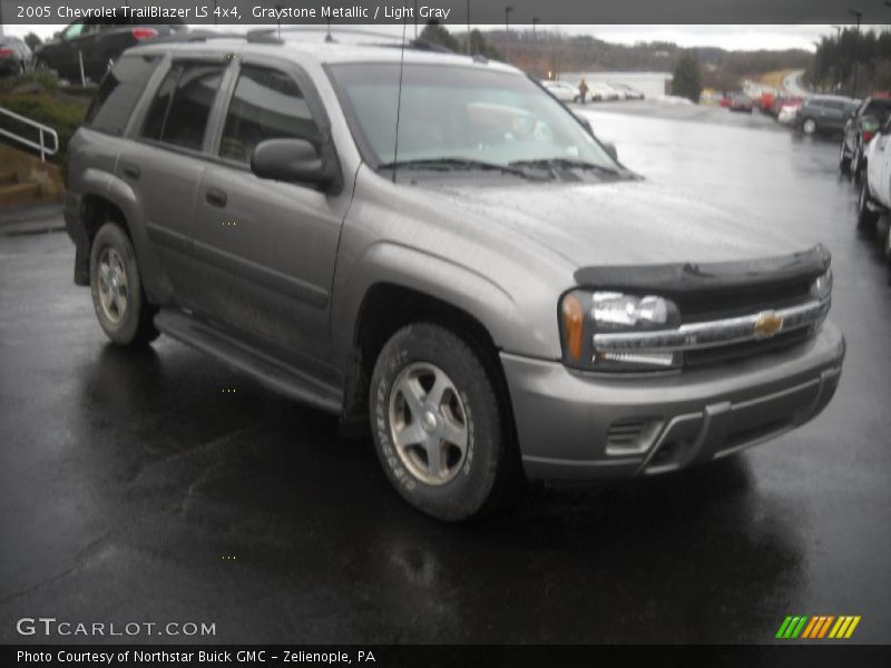 Graystone Metallic / Light Gray 2005 Chevrolet TrailBlazer LS 4x4