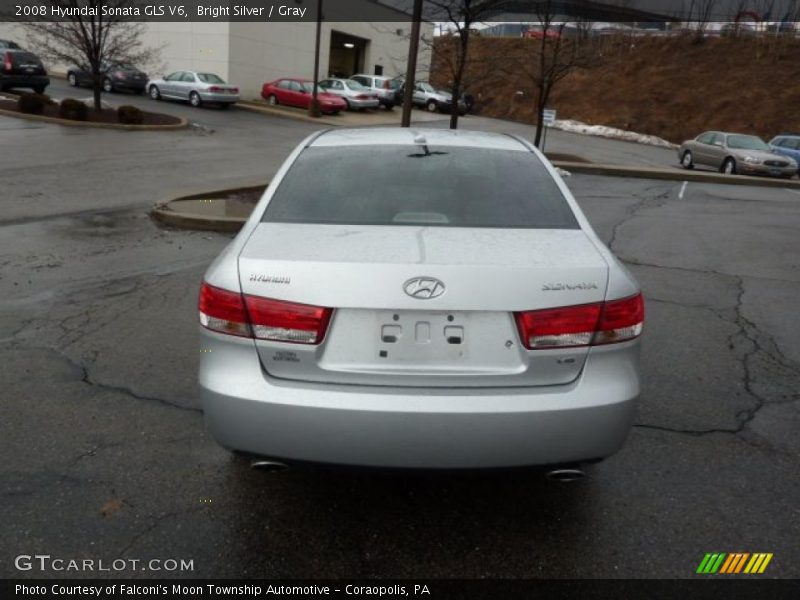 Bright Silver / Gray 2008 Hyundai Sonata GLS V6