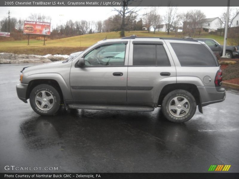 Graystone Metallic / Light Gray 2005 Chevrolet TrailBlazer LS 4x4