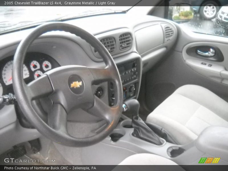 Graystone Metallic / Light Gray 2005 Chevrolet TrailBlazer LS 4x4