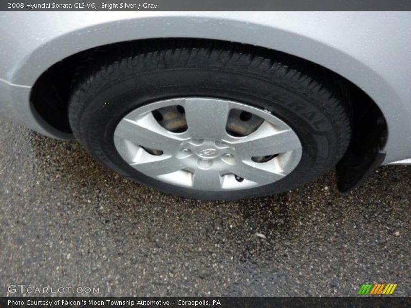 Bright Silver / Gray 2008 Hyundai Sonata GLS V6