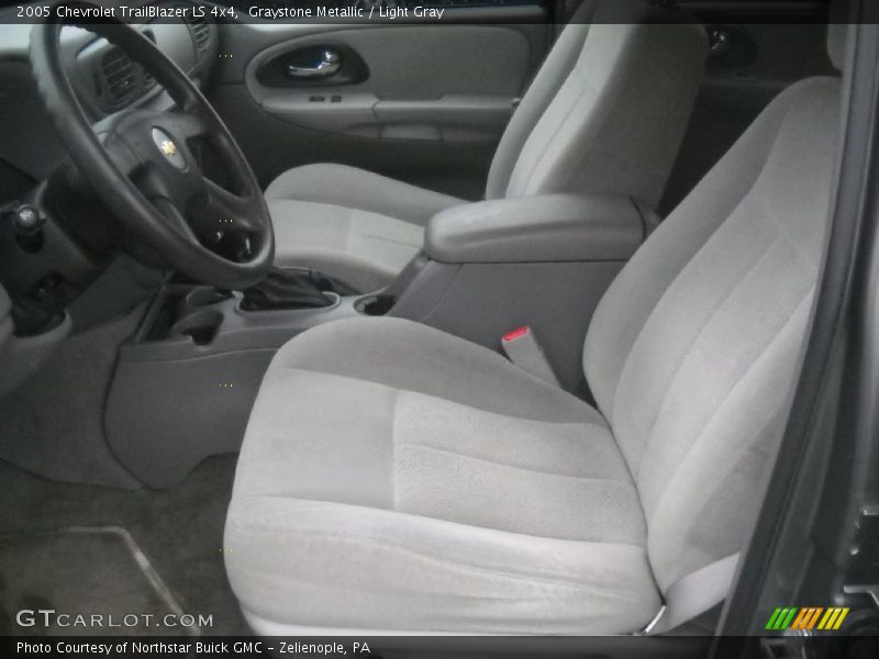 Graystone Metallic / Light Gray 2005 Chevrolet TrailBlazer LS 4x4