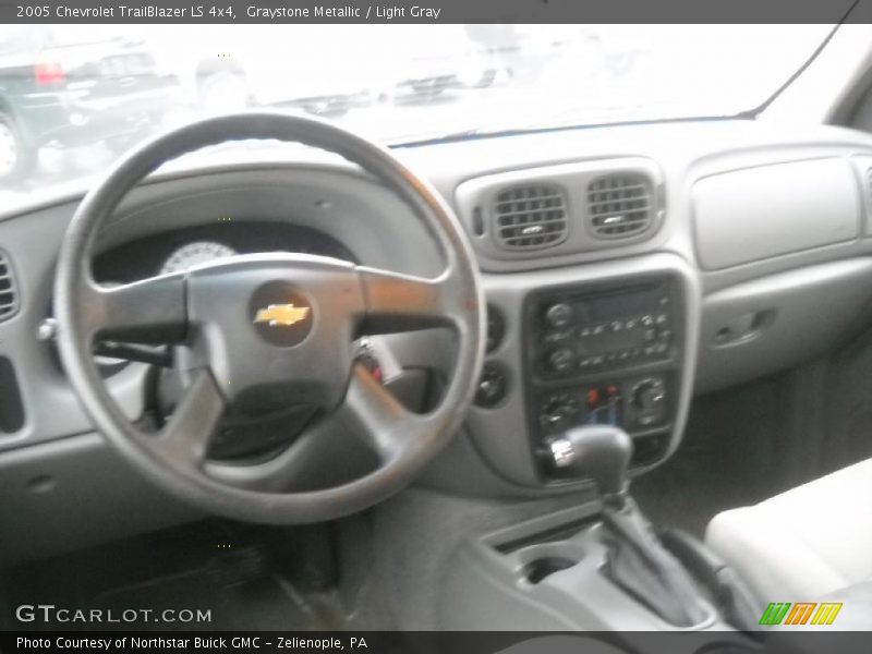 Graystone Metallic / Light Gray 2005 Chevrolet TrailBlazer LS 4x4