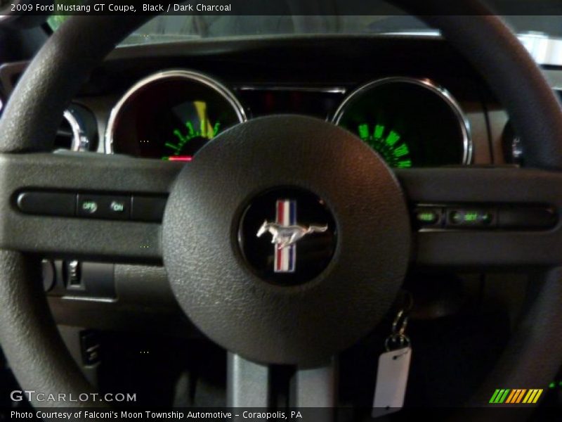 Black / Dark Charcoal 2009 Ford Mustang GT Coupe
