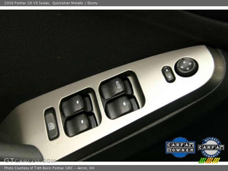 Quicksilver Metallic / Ebony 2009 Pontiac G6 V6 Sedan