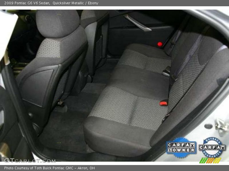 Quicksilver Metallic / Ebony 2009 Pontiac G6 V6 Sedan