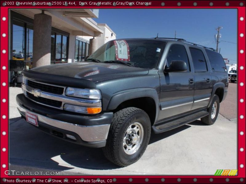 Dark Gray Metallic / Gray/Dark Charcoal 2003 Chevrolet Suburban 2500 LT 4x4