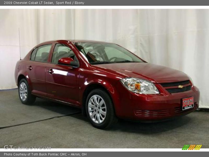 Sport Red / Ebony 2009 Chevrolet Cobalt LT Sedan