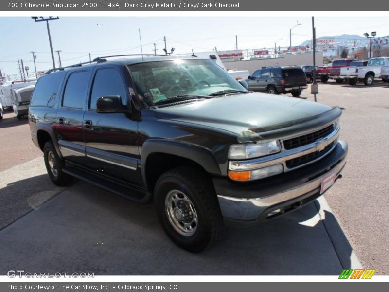 Dark Gray Metallic / Gray/Dark Charcoal 2003 Chevrolet Suburban 2500 LT 4x4