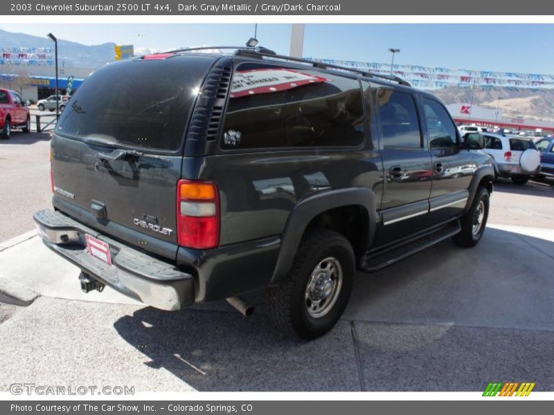 Dark Gray Metallic / Gray/Dark Charcoal 2003 Chevrolet Suburban 2500 LT 4x4
